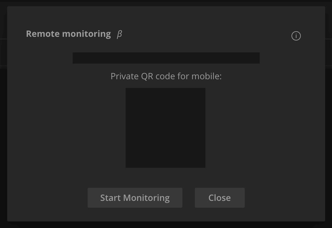 Enable Remote Monitoring