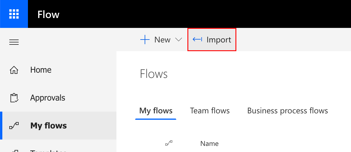 Flow Import