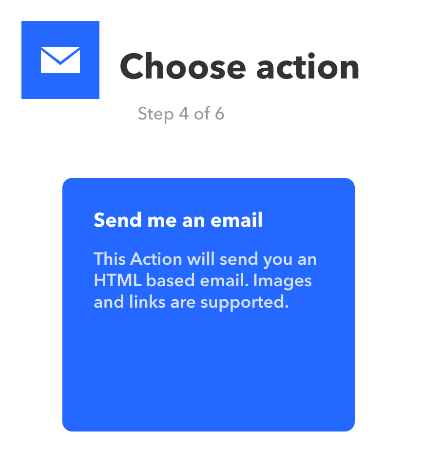 IFTTT Step 6